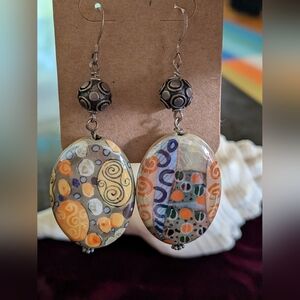 Hand-crafted Art Deco Style Earrings